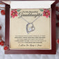 To My Granddaughter | Forever Love Necklace | Intelligent, Strong, Beautiful, Kind