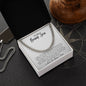 To My Bonus Son | Family Forever | Cuban Link Chain