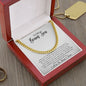 To My Bonus Son | Family Forever | Cuban Link Chain