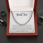 To My Bonus Son | Family Forever | Cuban Link Chain