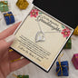 To My Granddaughter | Forever Love Necklace | Intelligent, Strong, Beautiful, Kind