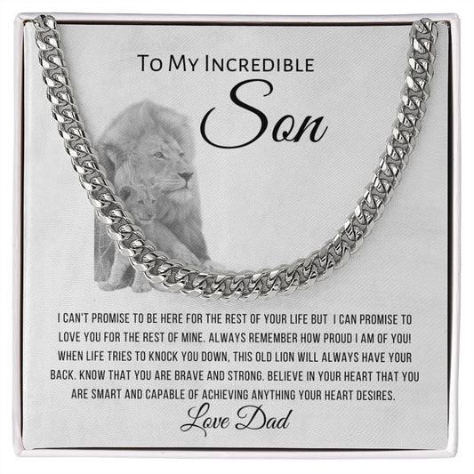 To My Son | This Old Lion | Cuban Chain Link