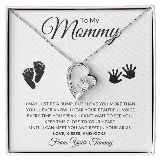 To My Mommy | From Your Tummy | Forever Love Necklace