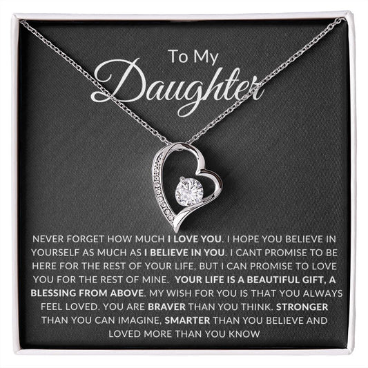 To My Daughter | A Blessing From Above | Forever Love Necklace